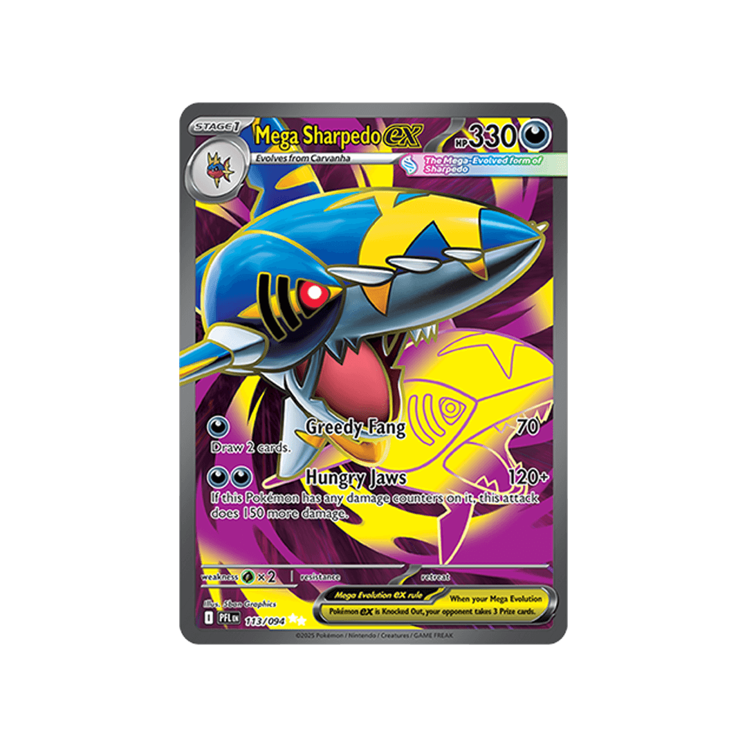 Mega Sharpedo ex 113/094 - Inglés
