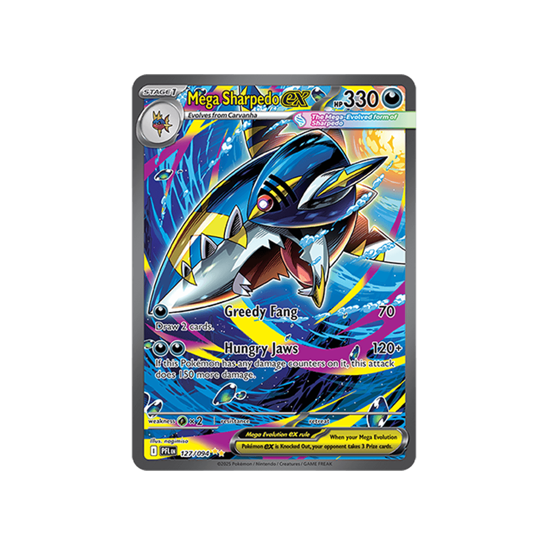 Mega Sharpedo ex 127/094 - Inglés